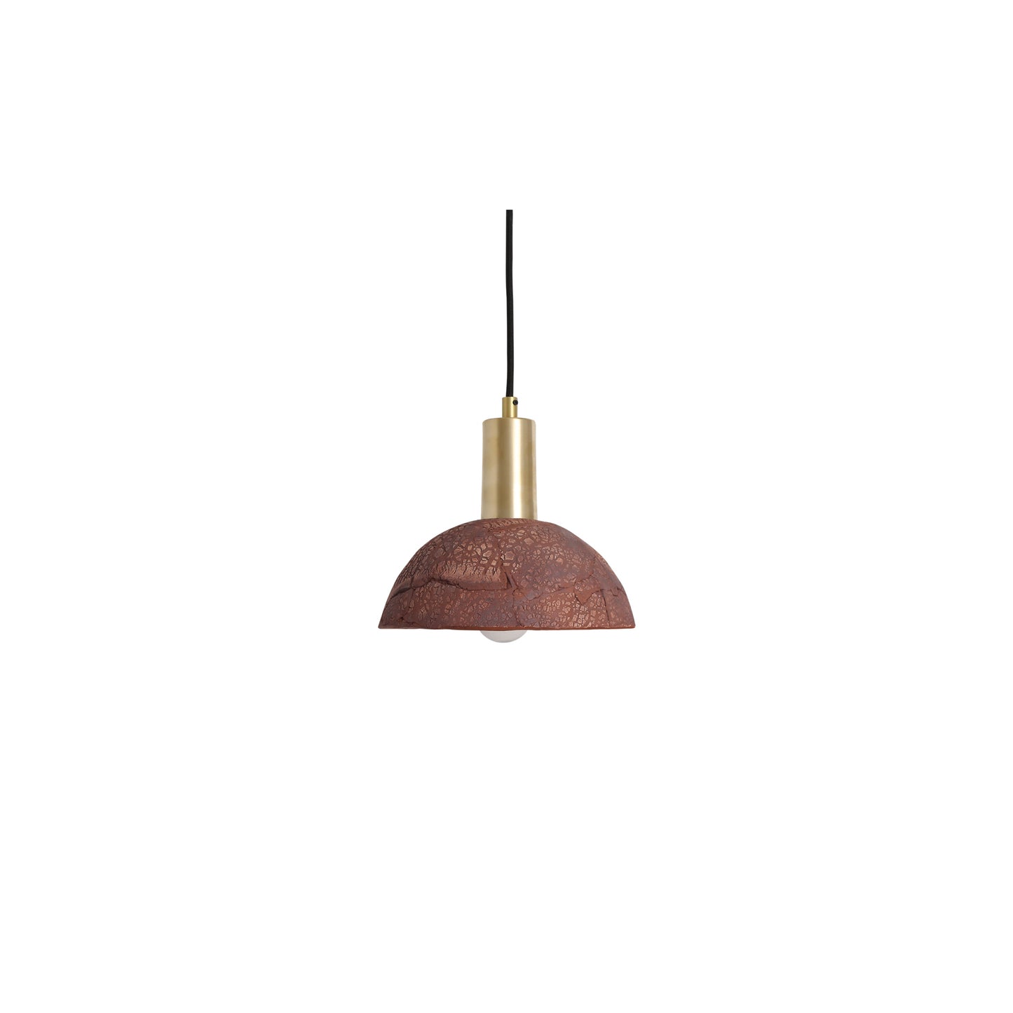 Kauri 20cm Organic Ceramic Dome Pendant