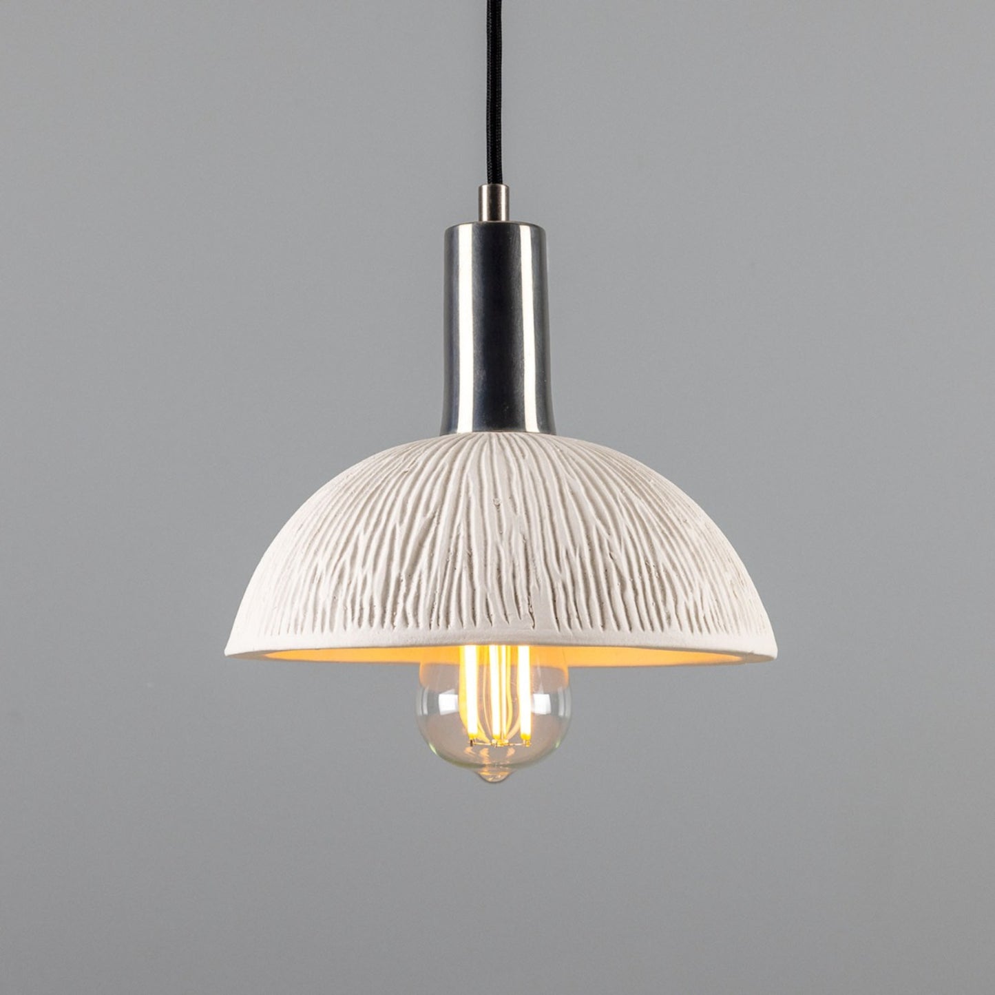 Kauri 20cm Organic Ceramic Dome Pendant