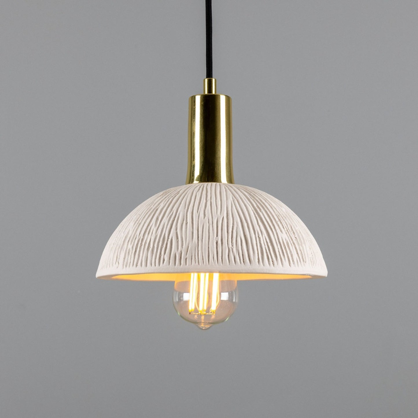 Kauri 20cm Organic Ceramic Dome Pendant
