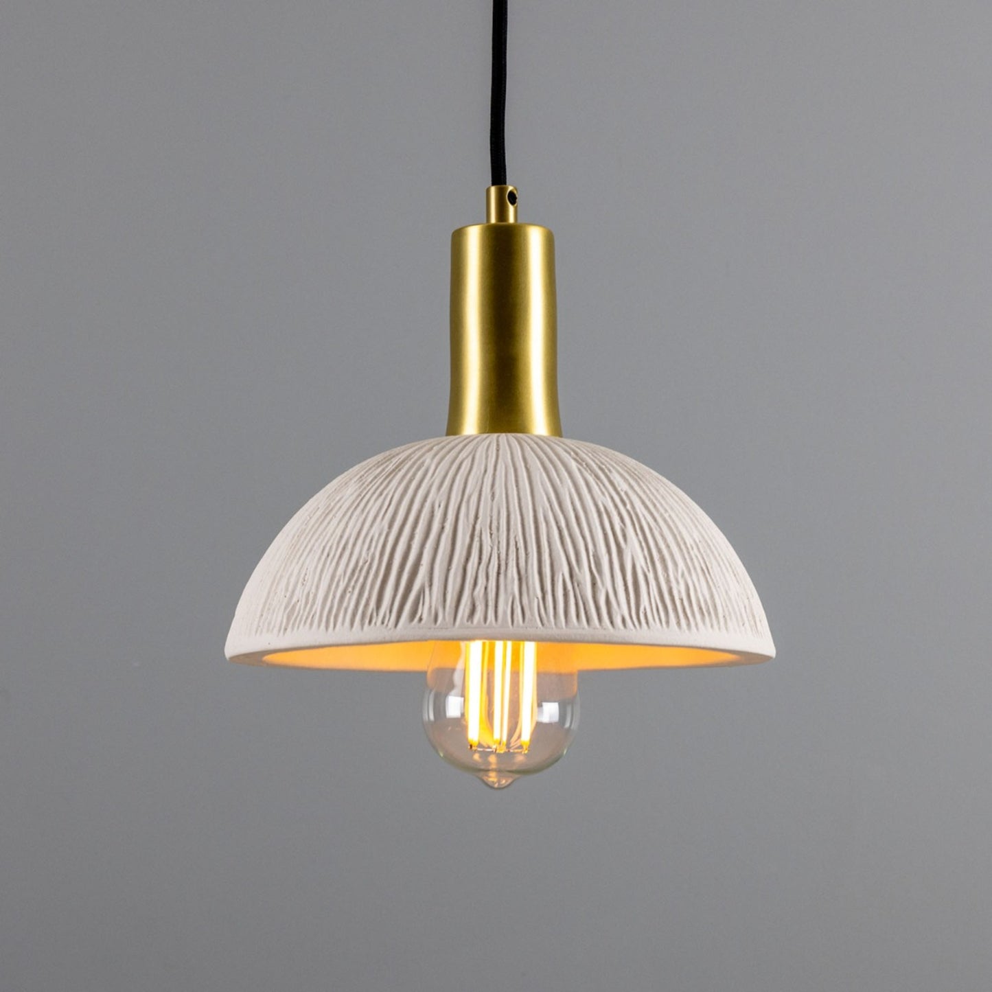 Kauri 20cm Organic Ceramic Dome Pendant