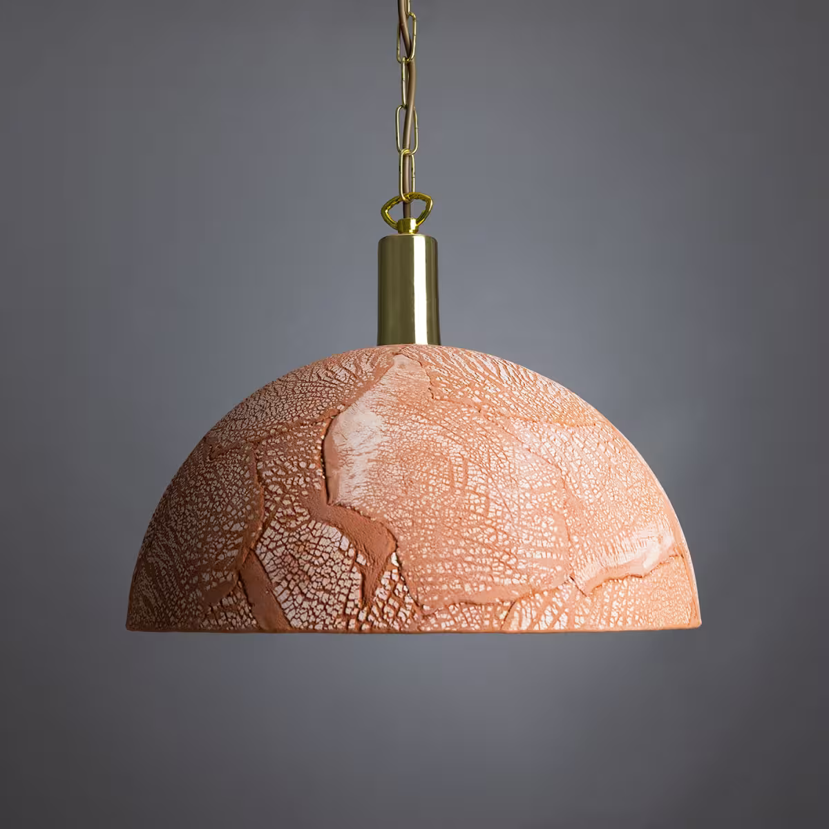 Kauri Organic Ceramic Dome Pendant