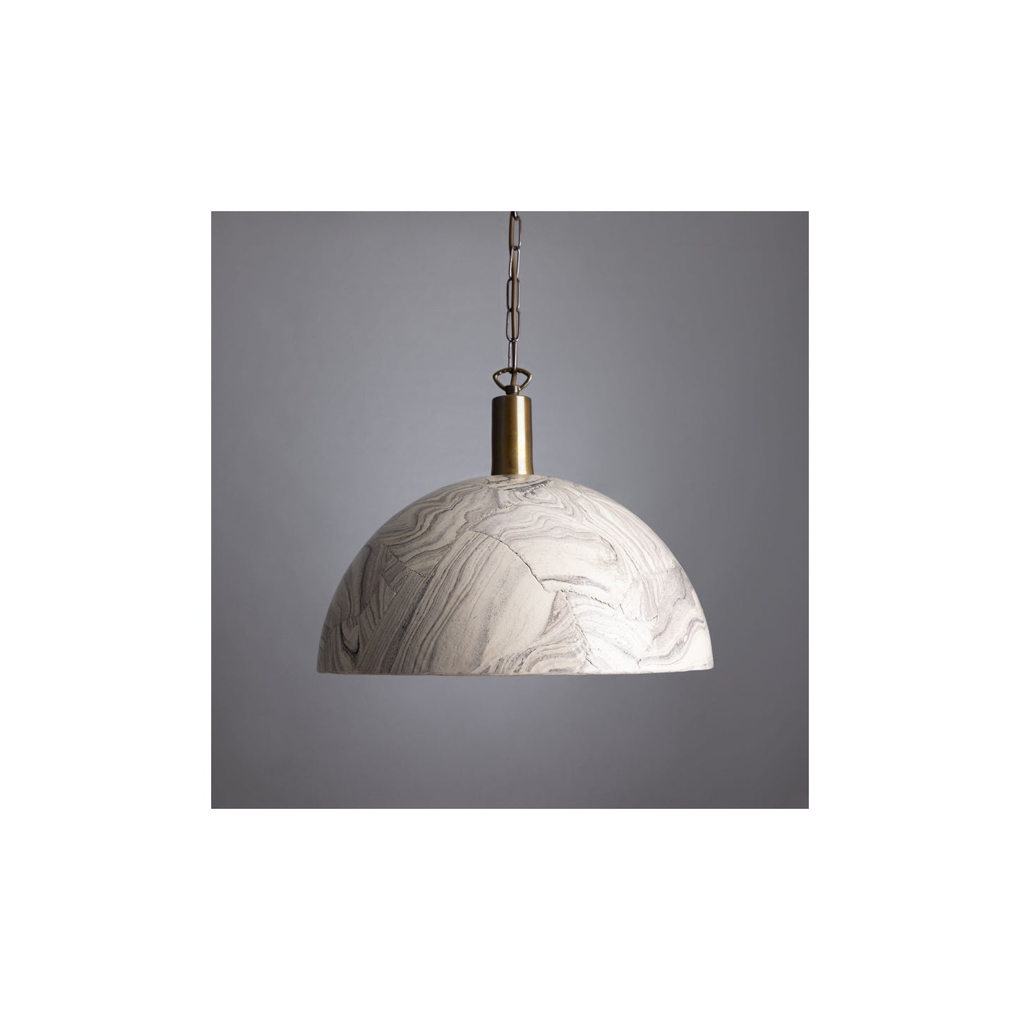 Kauri Organic Ceramic Dome Pendant