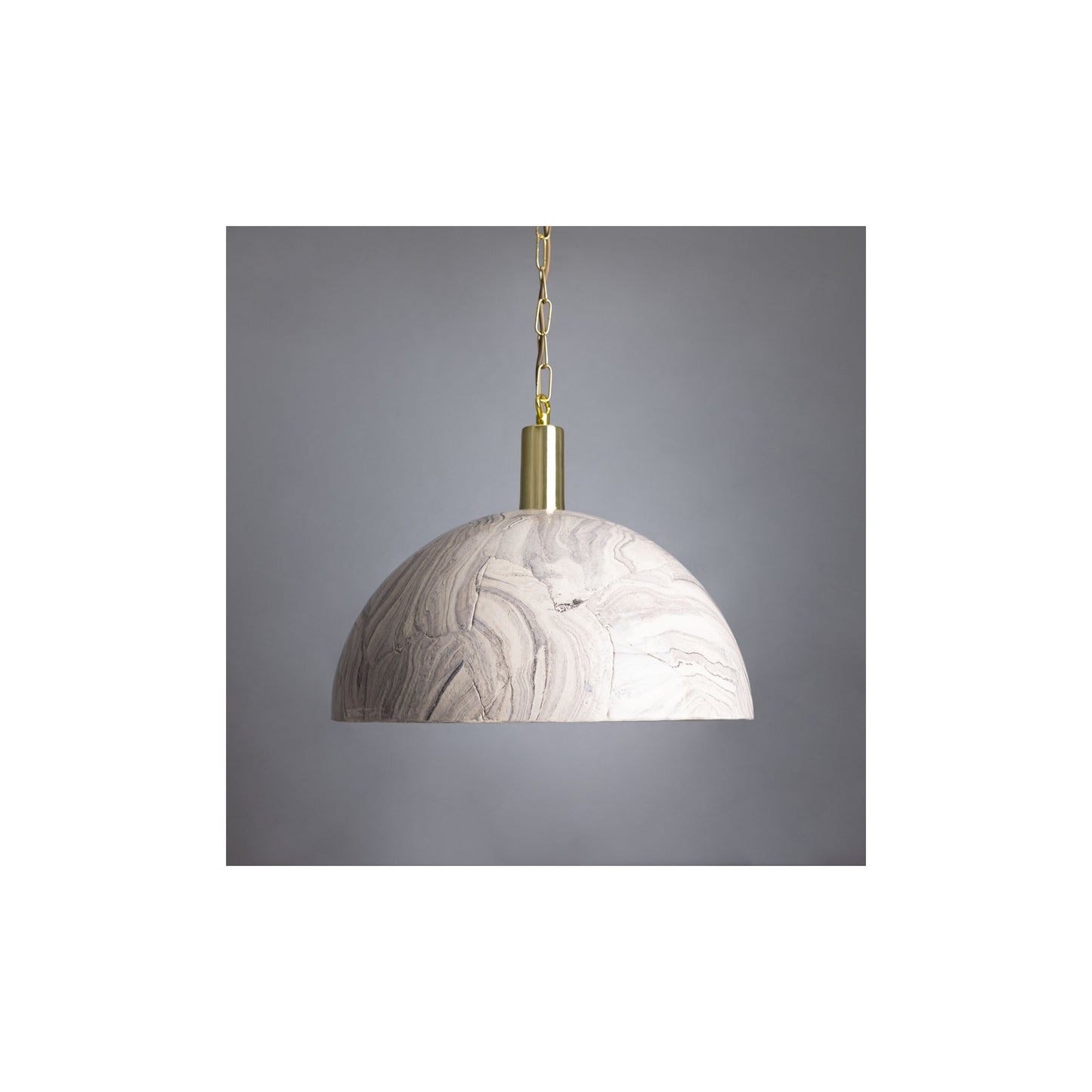 Kauri Organic Ceramic Dome Pendant