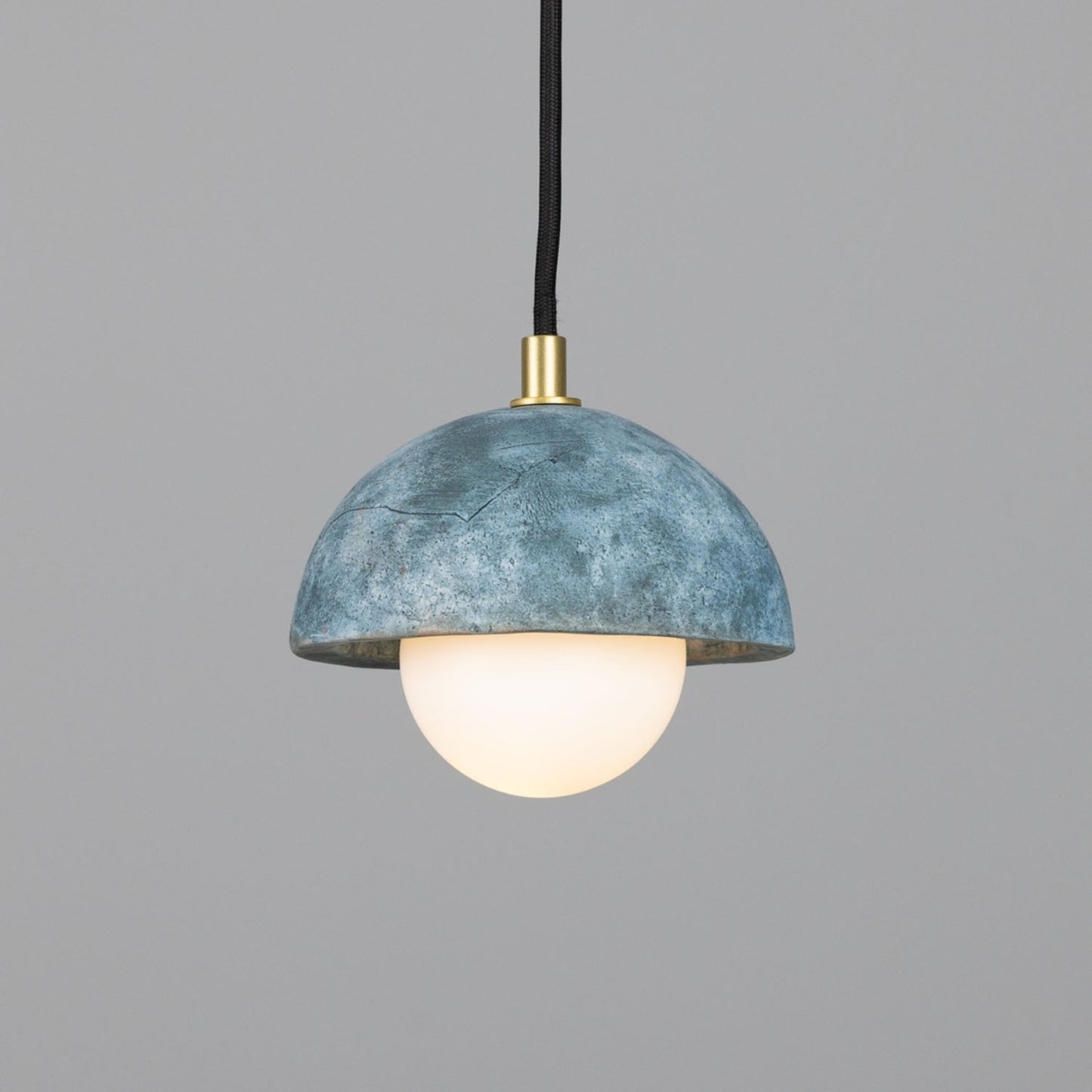 Ferox Small Ceramic Dome Pendant Light