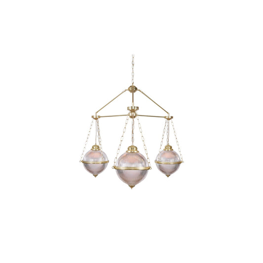 Blaenau 3-Arm Holophane Pendant