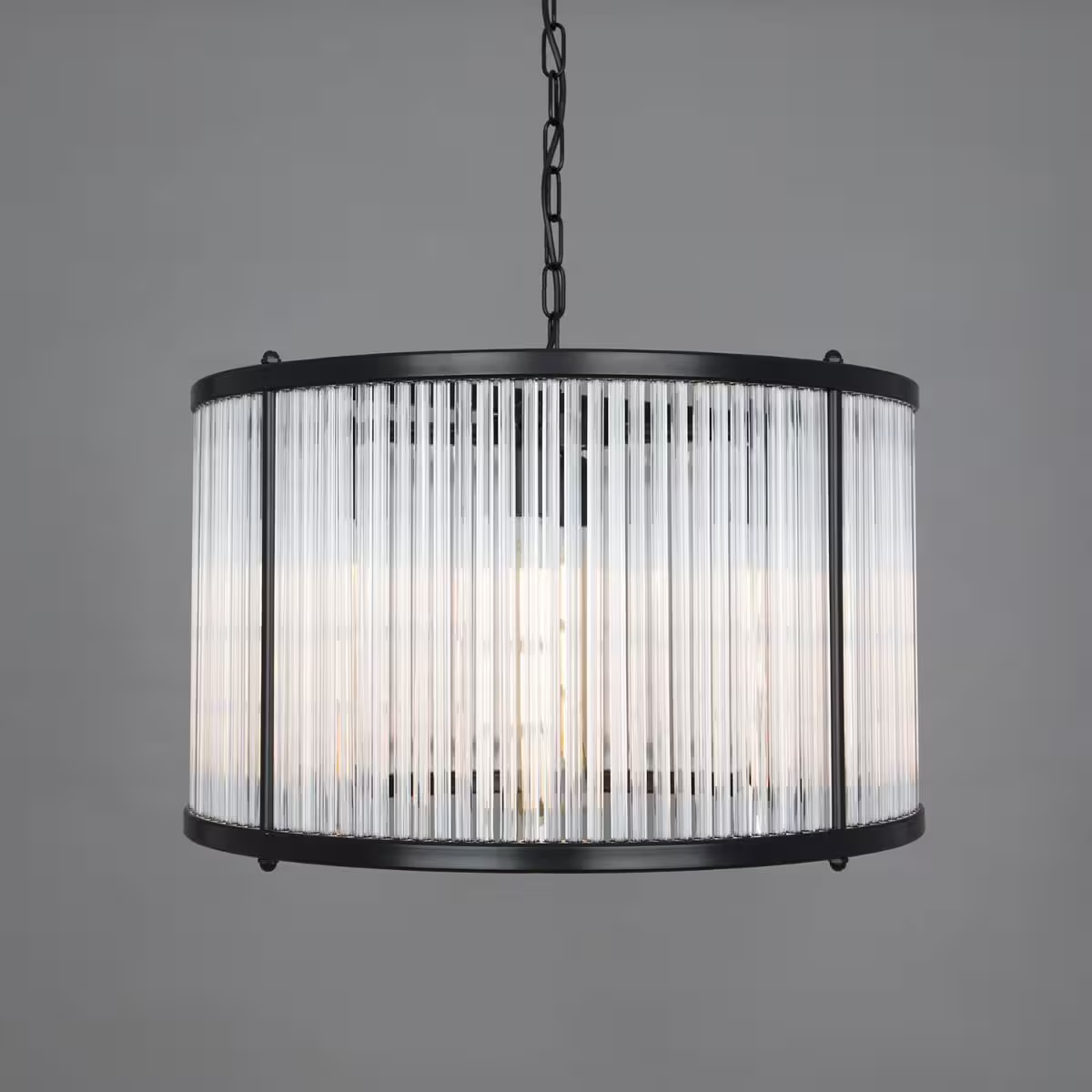 Caledon Grand Pendant in Matt Black