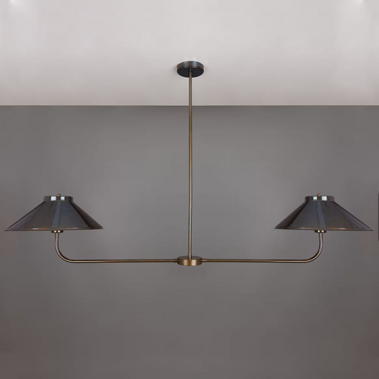 Princeton Modern Brass Island Chandelier