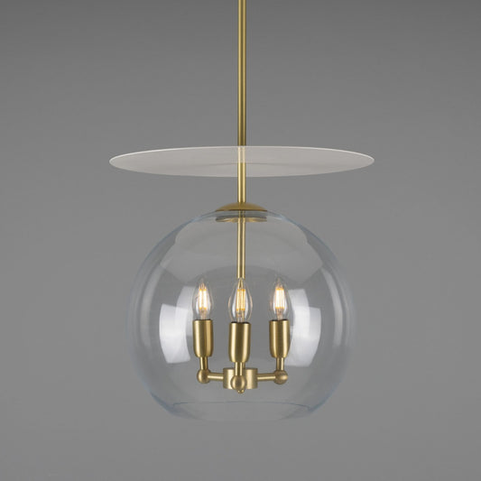 Casablanca Modern Open Glass Globe Mini Pendant