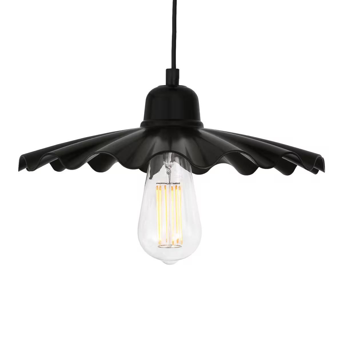 Ardle 30cm Ripple Shade Factory Pendant