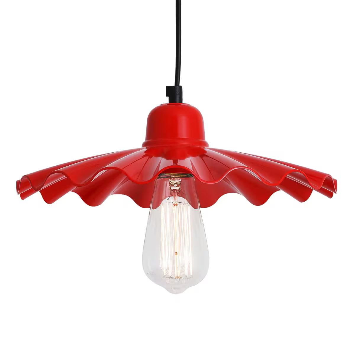 Ardle 30cm Ripple Shade Factory Pendant