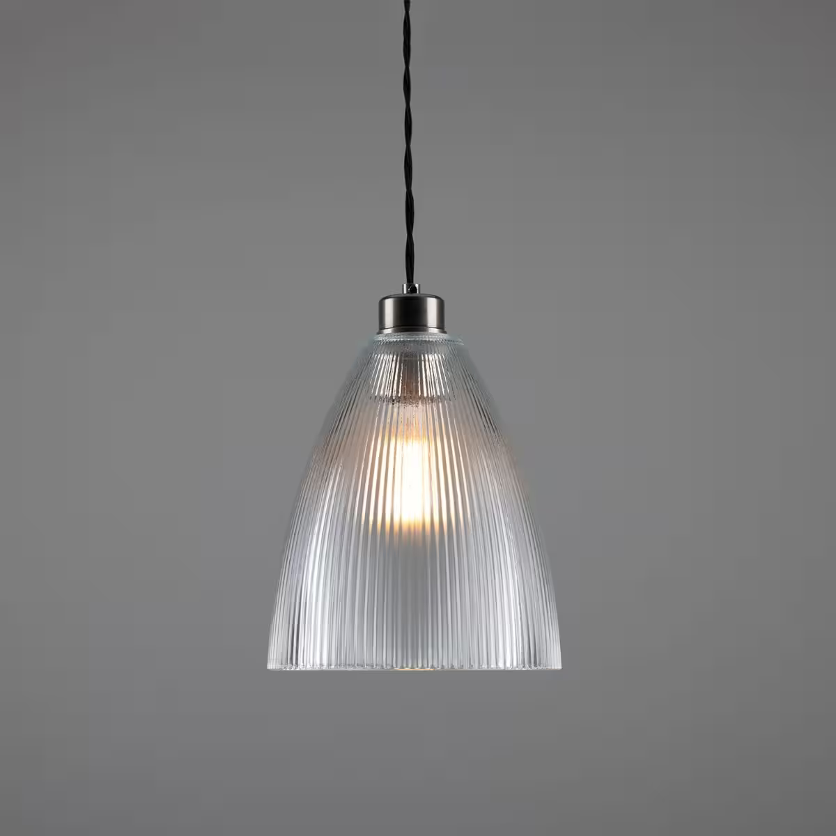 Corvera Holophane Glass Pendant