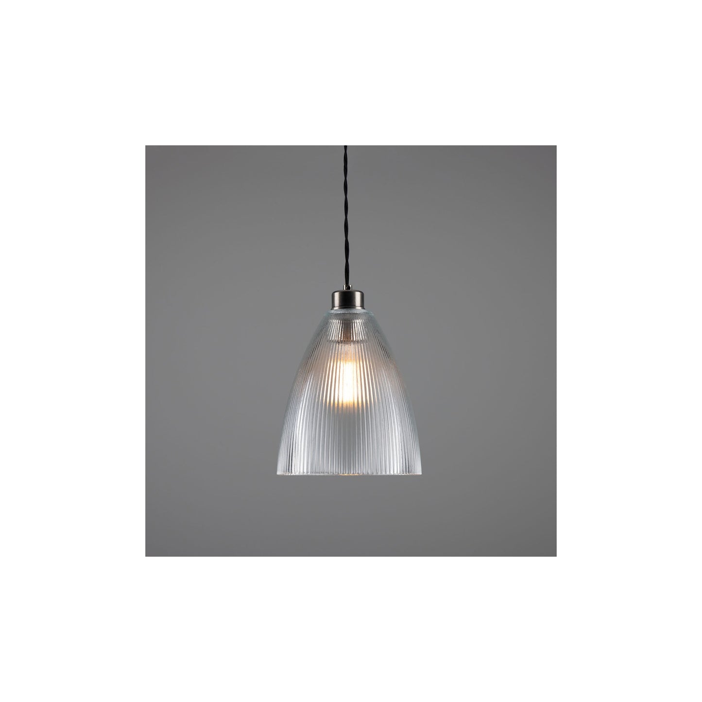 Corvera Holophane Glass Pendant