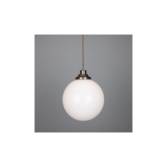 Gentry Pendant with Opal Glass Globe