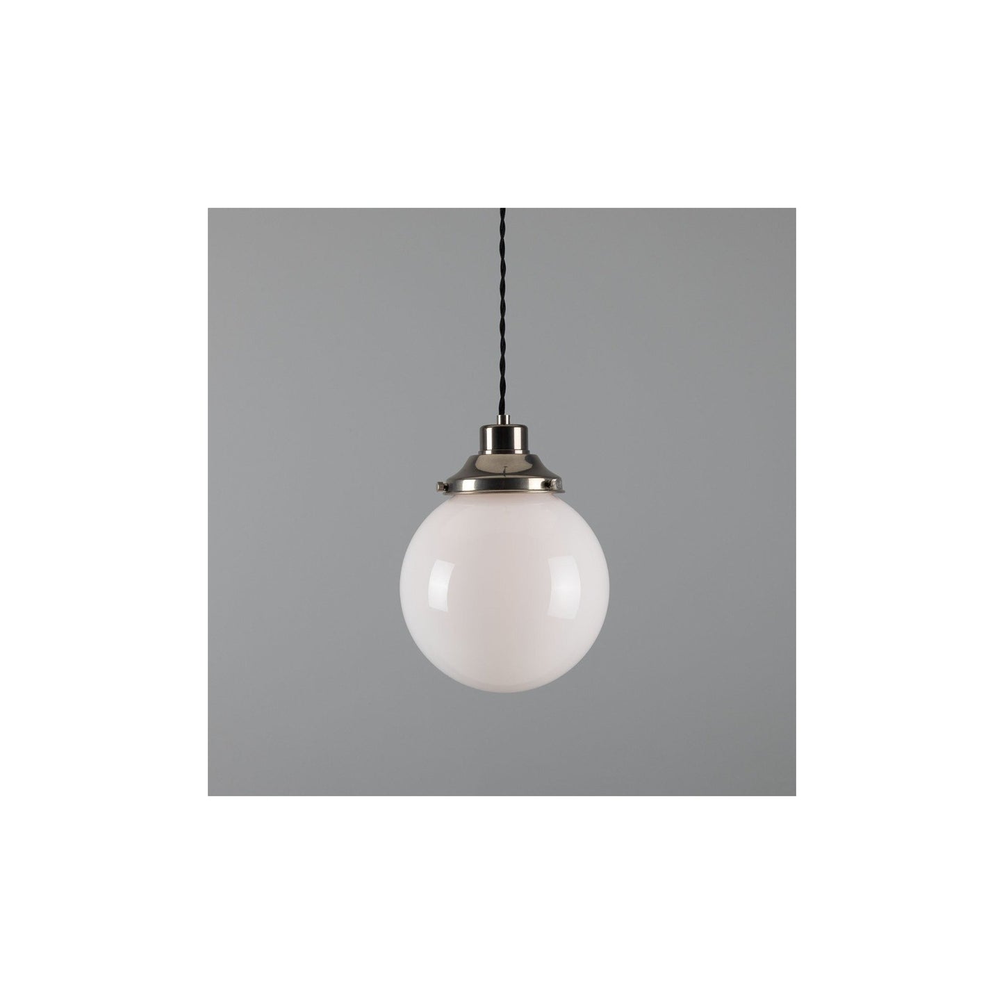 Gentry Pendant with Opal Glass Globe