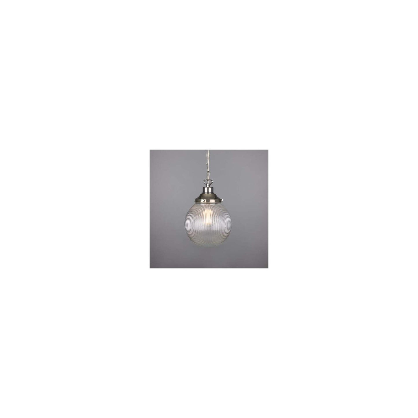Fitzroy 20cm Holophane Globe Pendant