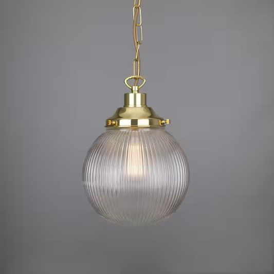 Fitzroy 20cm Holophane Globe Pendant