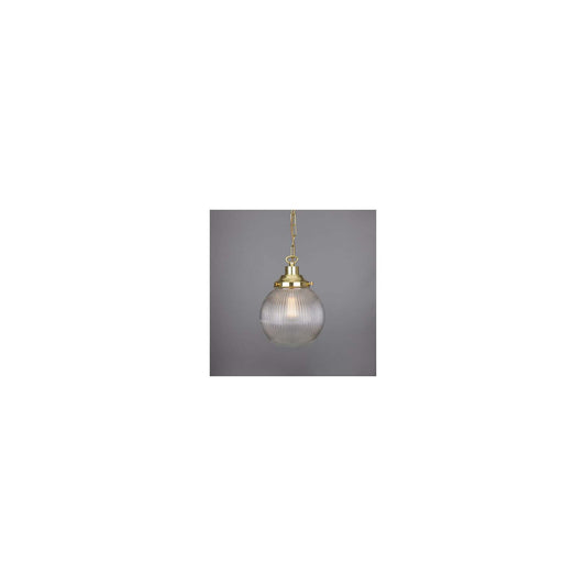 Fitzroy 20cm Holophane Globe Pendant