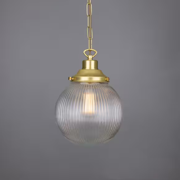 Fitzroy 20cm Holophane Globe Pendant