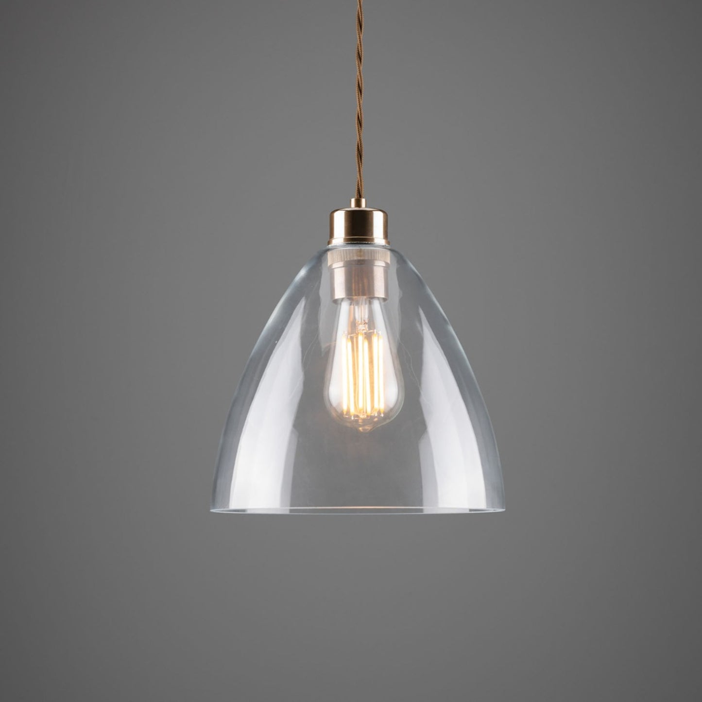Luang Modern Clear Glass Pendant