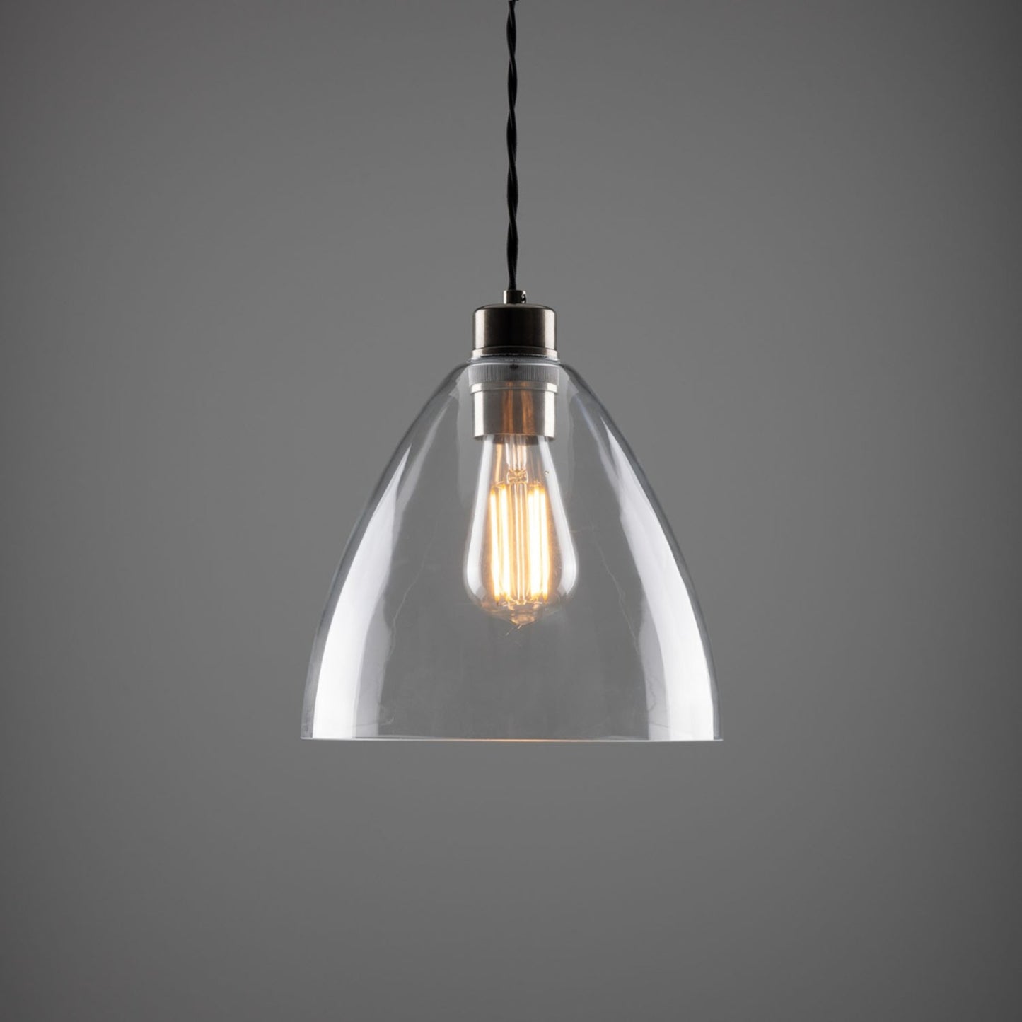 Luang Modern Clear Glass Pendant