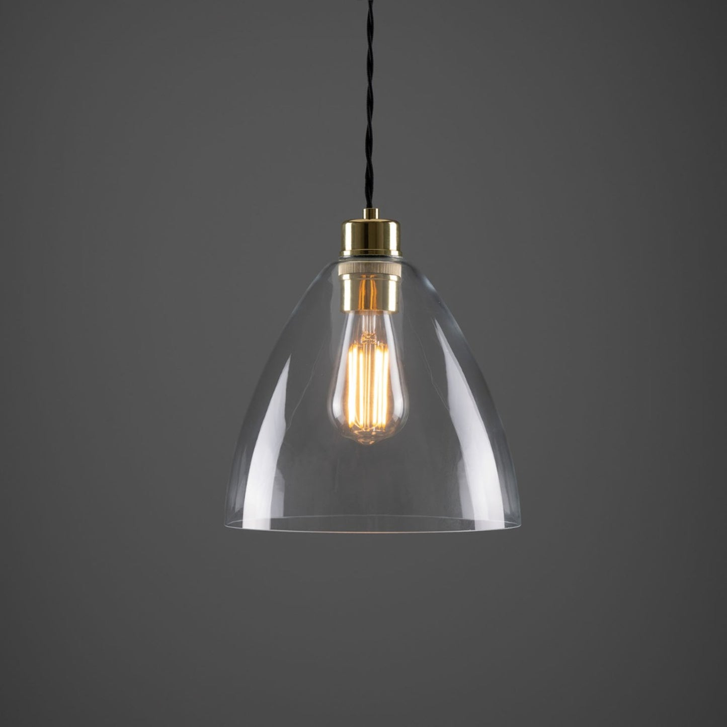 Luang Modern Clear Glass Pendant