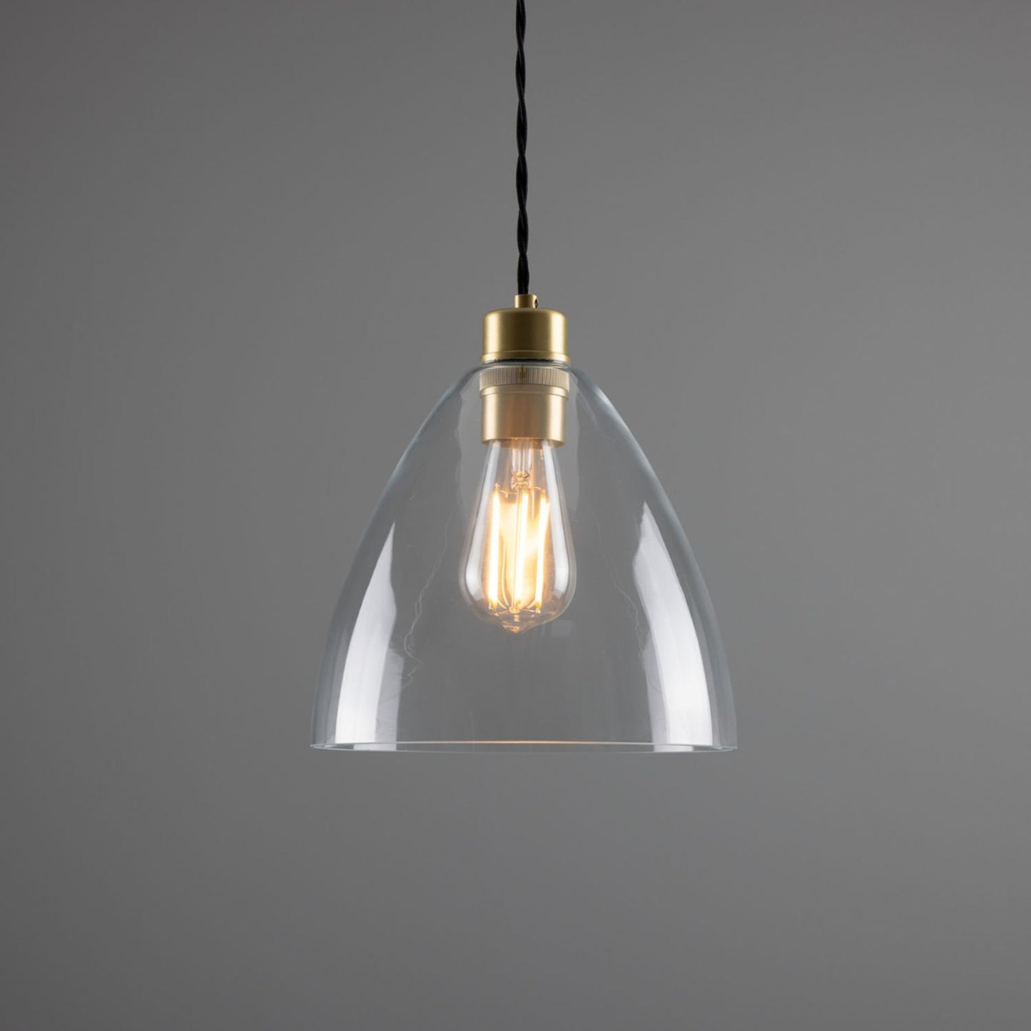 Luang Modern Clear Glass Pendant