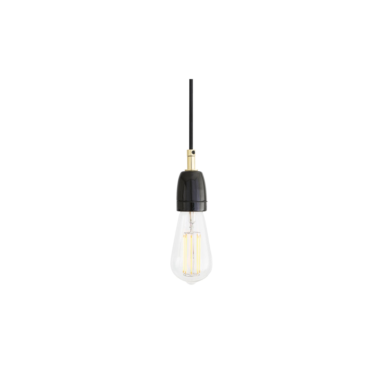 Caltra Modern Ceramic and Brass Pendant