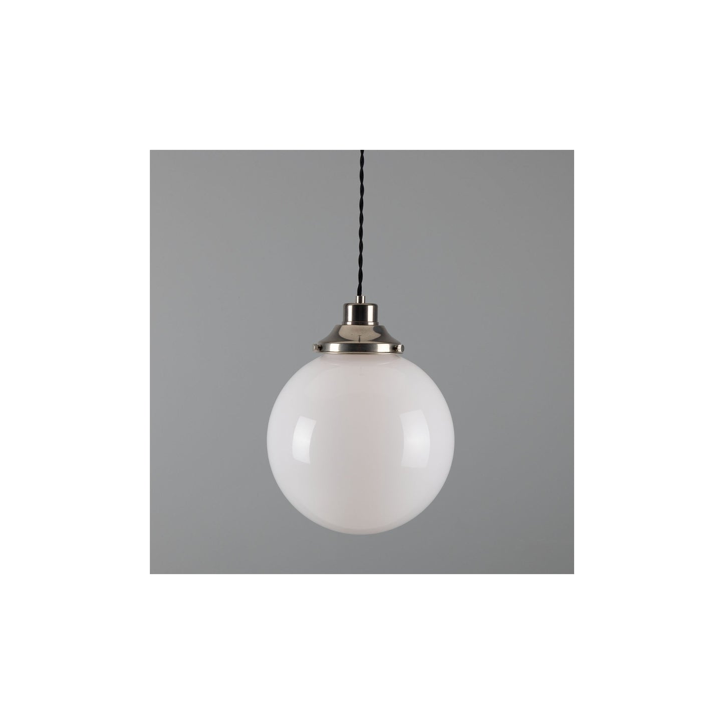 Gentry Pendant with Opal Glass Globe