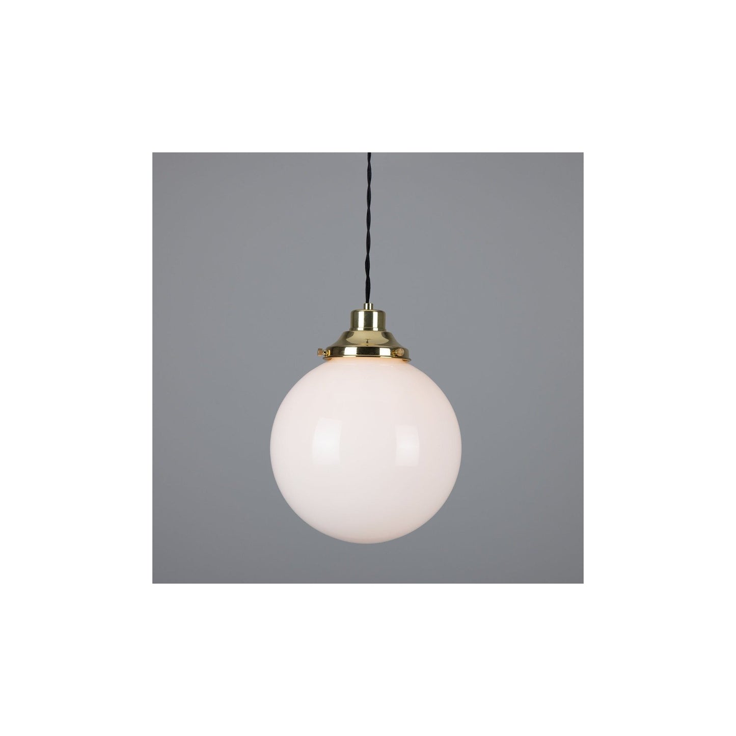 Gentry Pendant with Opal Glass Globe