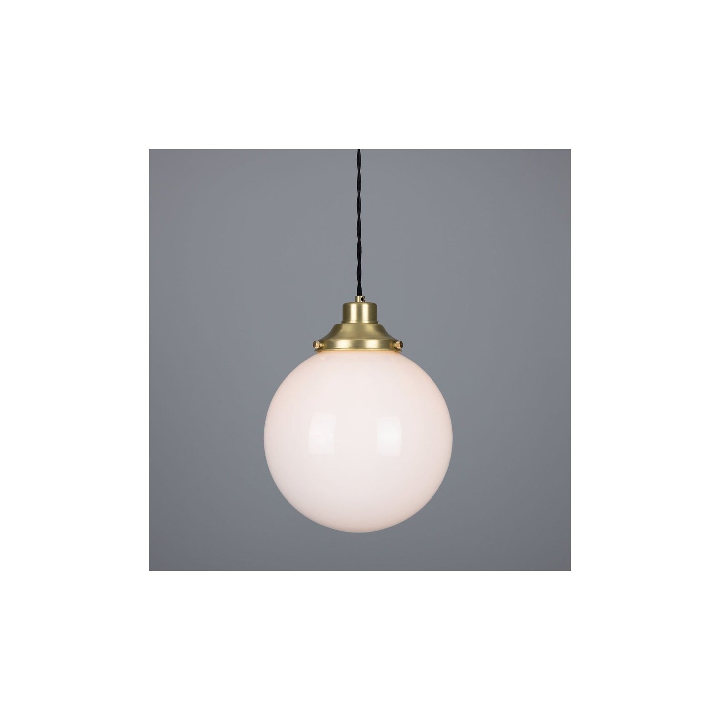 Gentry Pendant with Opal Glass Globe