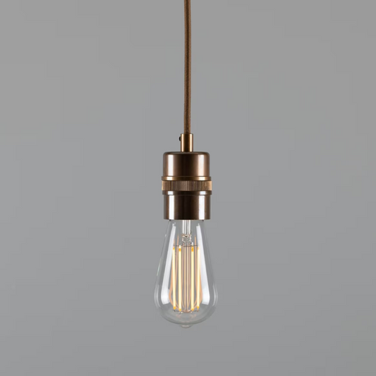 Devon Minimalist Brass Pendant