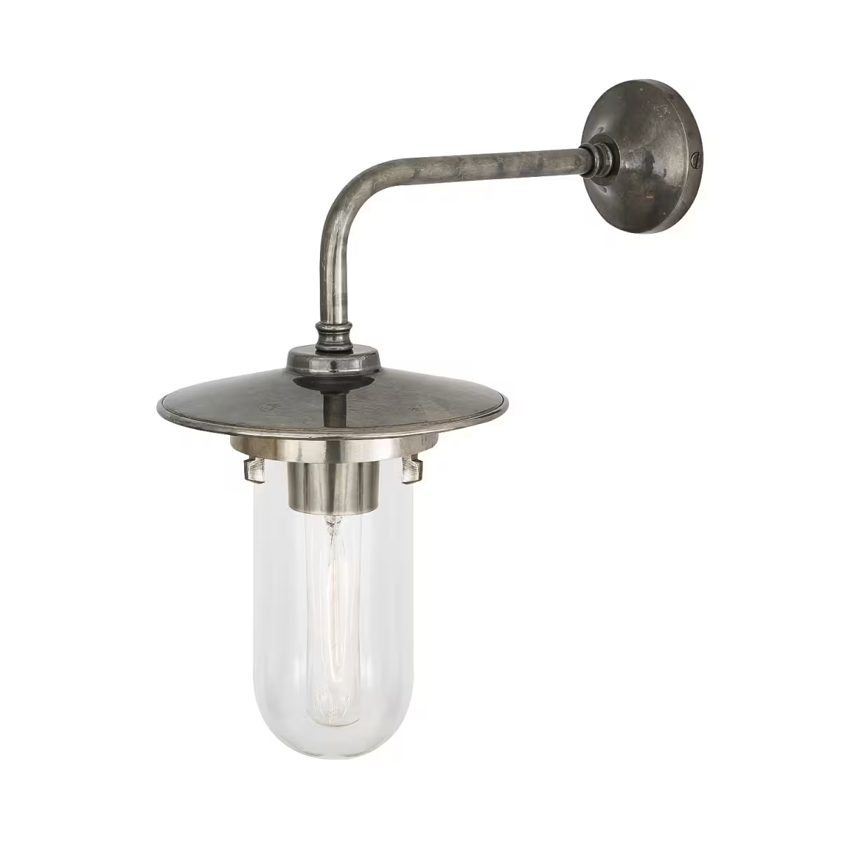 Florin Well Glass Bathroom and Outdoor Wall Light