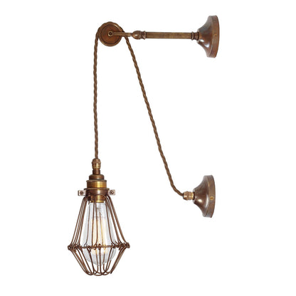 Mullan Lighting Apoch Pulley Cage Wall Light