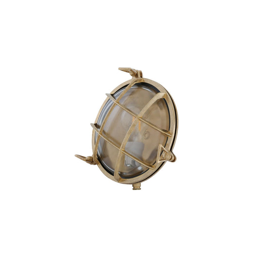 Adoo 21cm Nautical Round Bulkhead Wall Light IP54