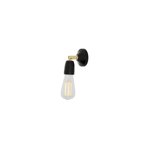 Caltra Small Swivel Wall Light with Ceramic Lamp Holder