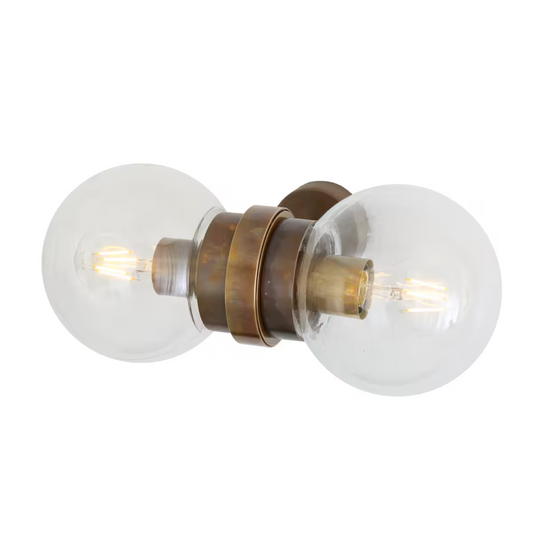 Eske Modern Double Globe Wall Light