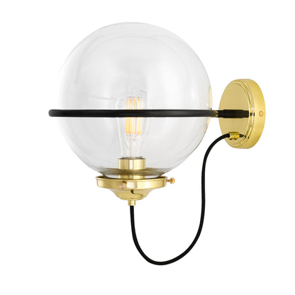 Mullan Lighting Oranmore Glass Globe Wall Light