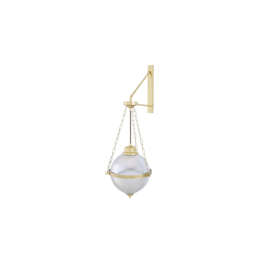 Blaenau Holophane Glass Wall Light