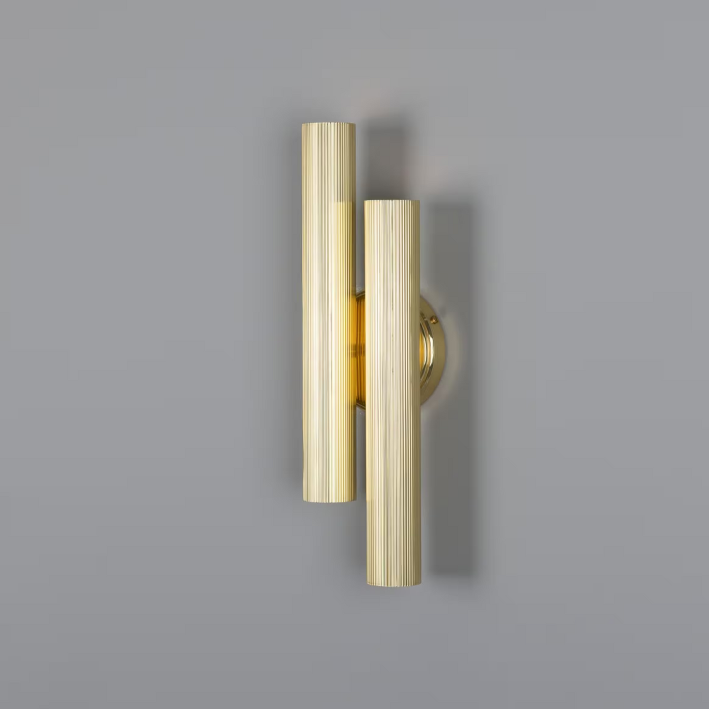 Royce Modern Reeded Double Wall Light
