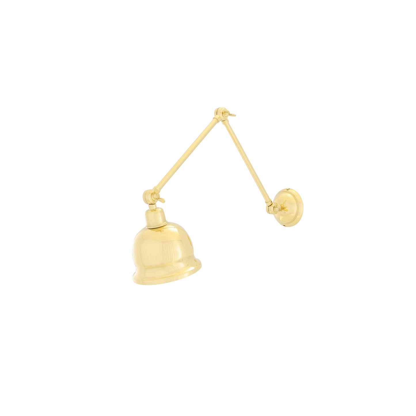 Dale Vintage Adjustable Brass Picture Light