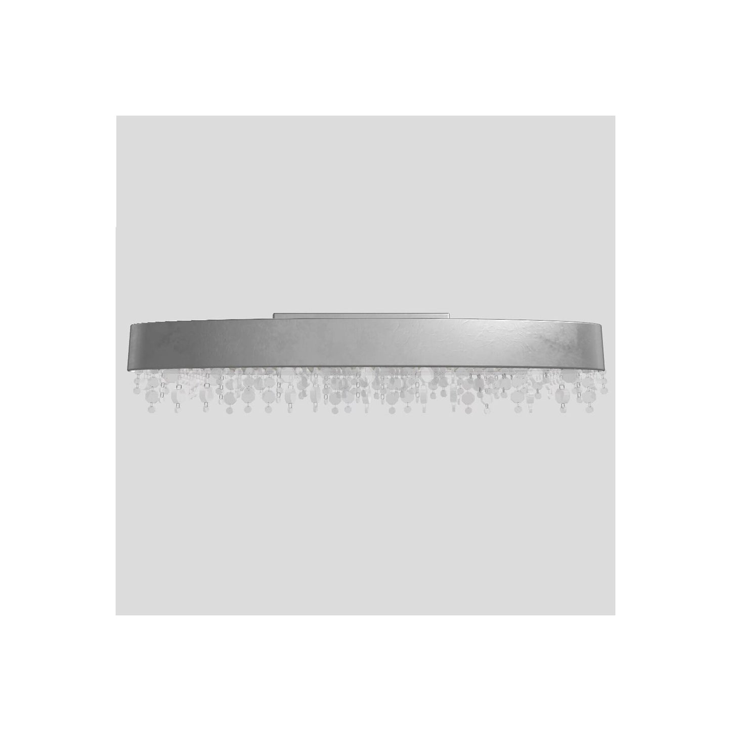 Ola PL4 OV 100 E14 Medium Oval Ceiling Light with Colored Glass