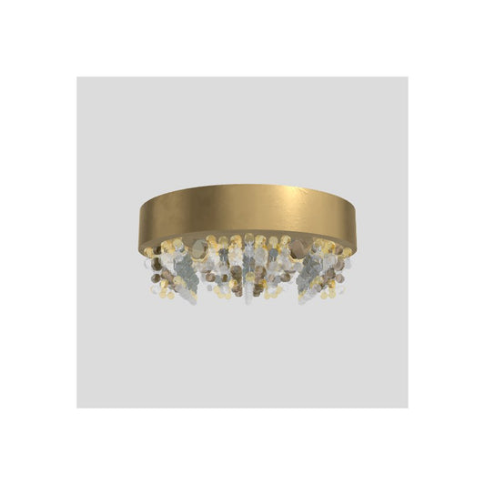 Ola PL6 40 E14 Small Round Ceiling Light with Colored Glass