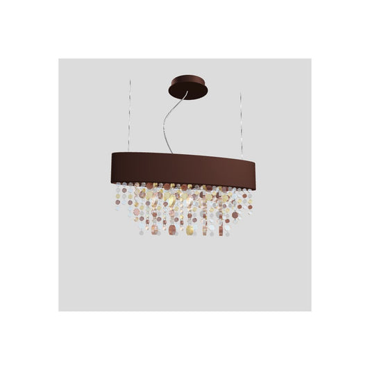 Ola S2 OV 50 Oval LED Pendant with Colored Glass