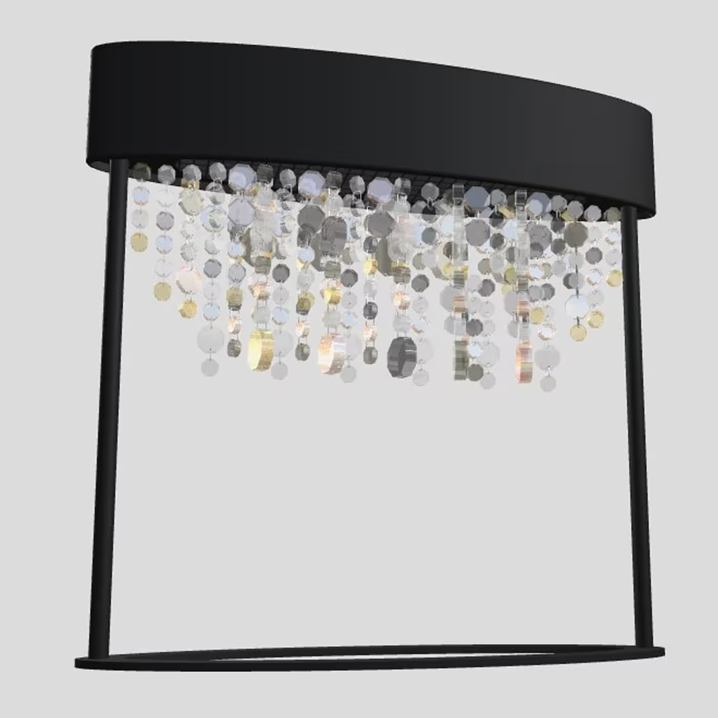 Ola E27 Table Lamp with Colored Glass