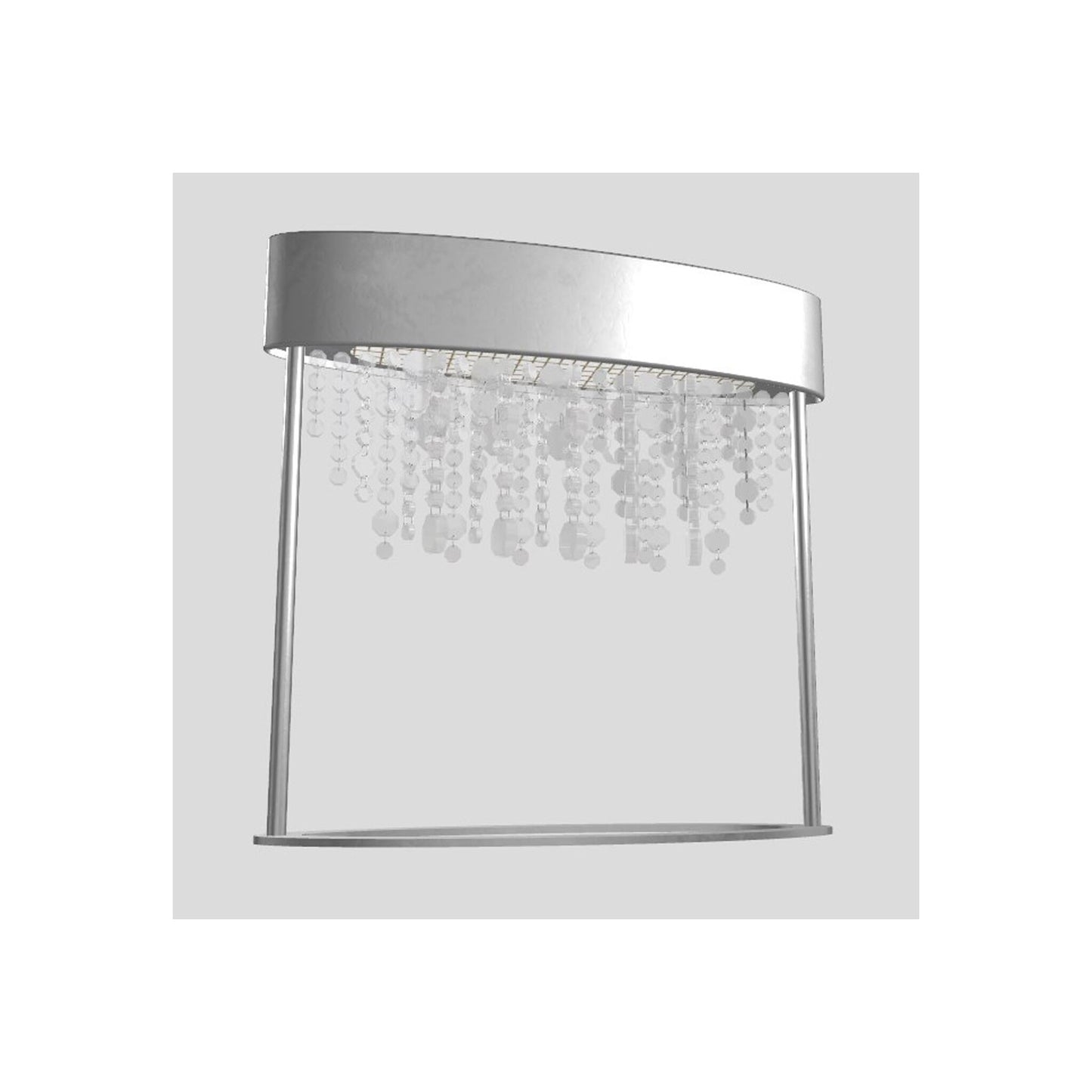 Ola LED Table Lamp with Colored Glass