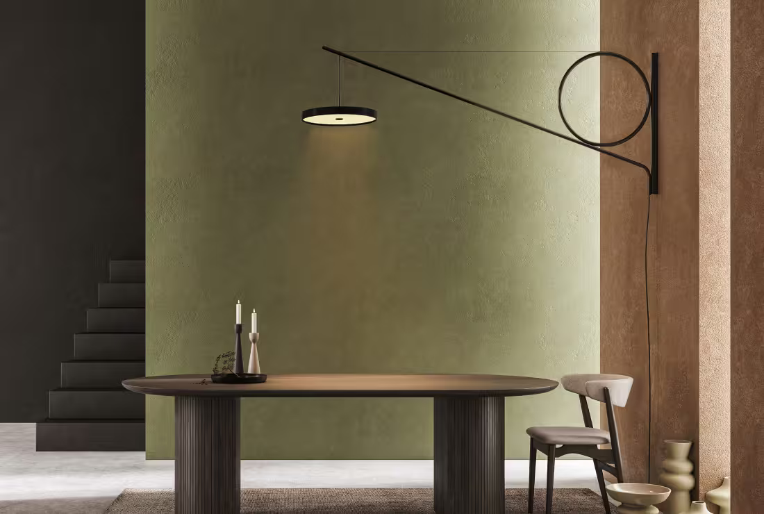 Cercle & Trait Deported Wall Light
