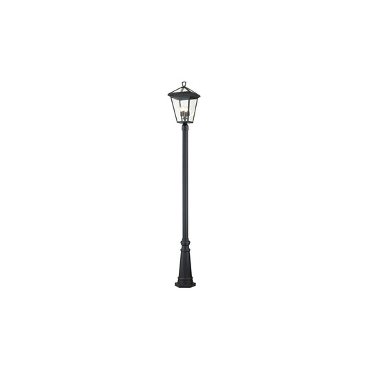 Alford Place 4-Light Lamp Post in Museum Black