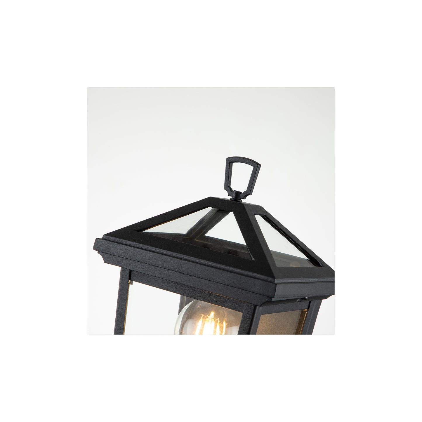 Alford Place 1-Light Half Lantern in Museum Black
