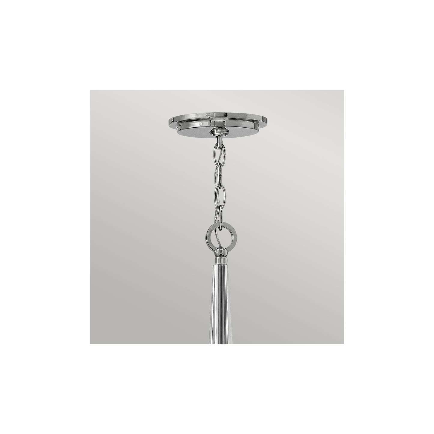 Ascher 6-Light Chandelier in Polished Nickel
