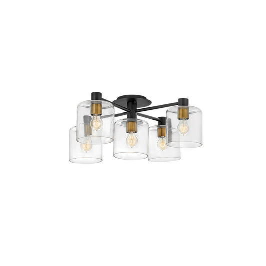 Axel 5-Light Semi-Flush Mount